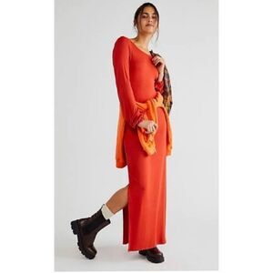 Free people - Luna Midi orange xs